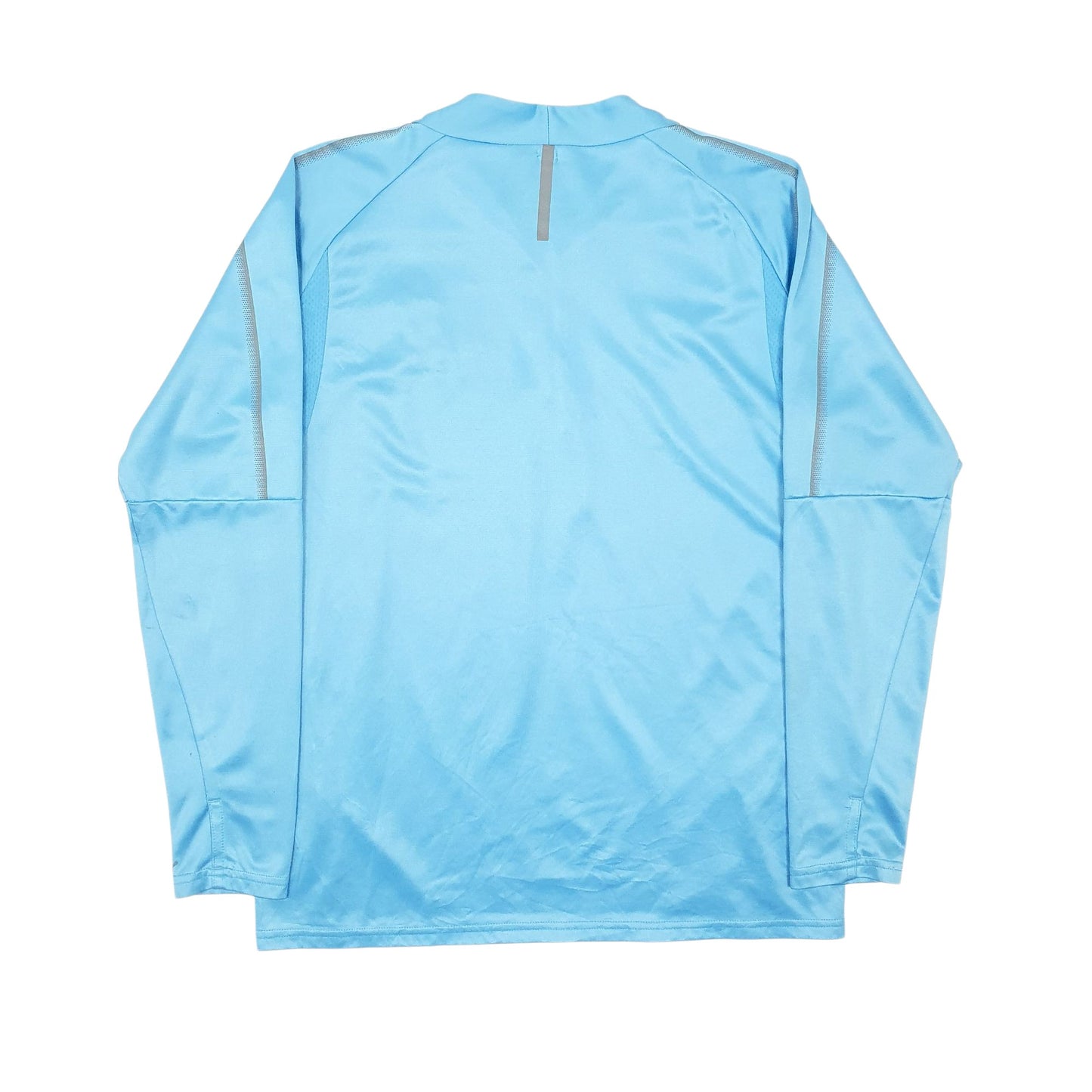 Mens Blue Puma Active Wear Quarter Zip Jumper