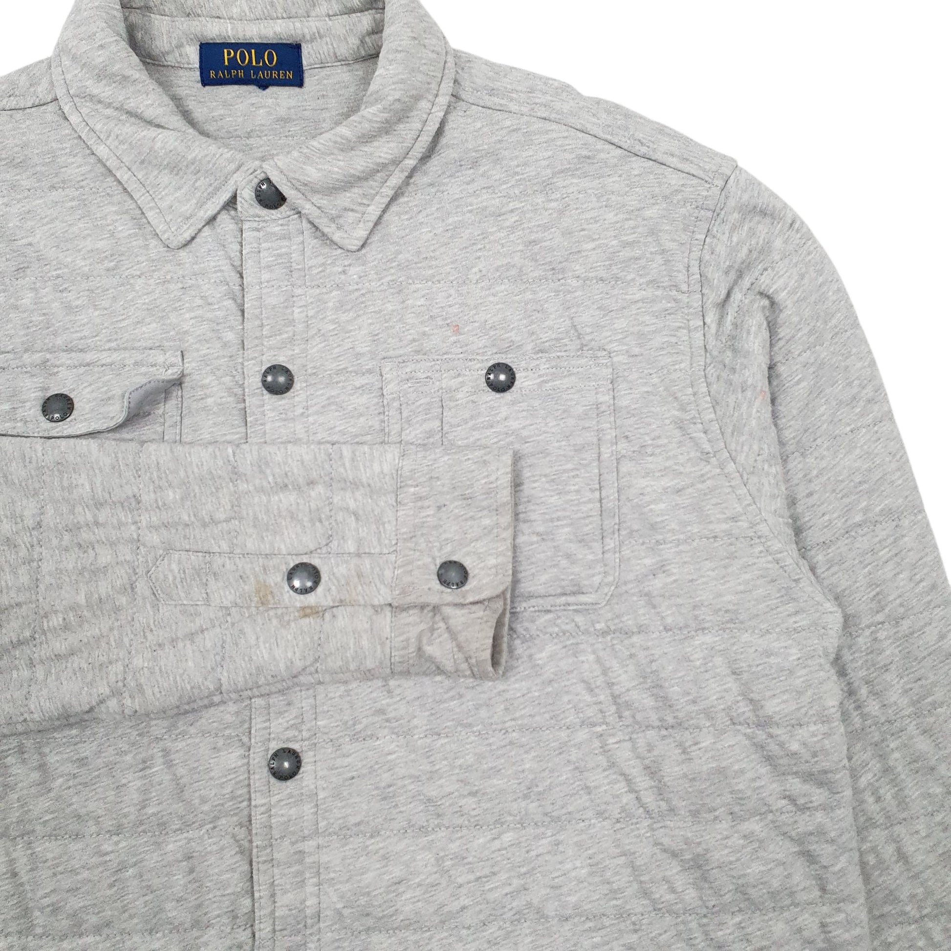 Mens Grey Polo Ralph Lauren  Hoodie Coat