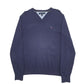 Mens Navy Tommy Hilfiger Knit Crewneck Jumper