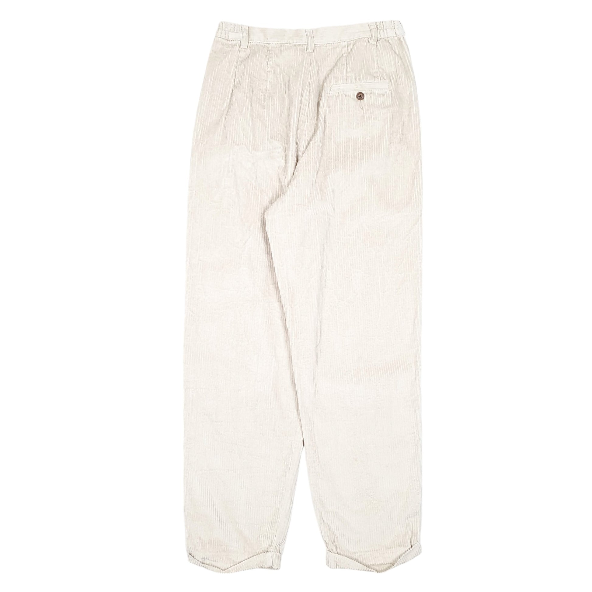 Womens Cream Eddie Bauer  Corduroy Trousers