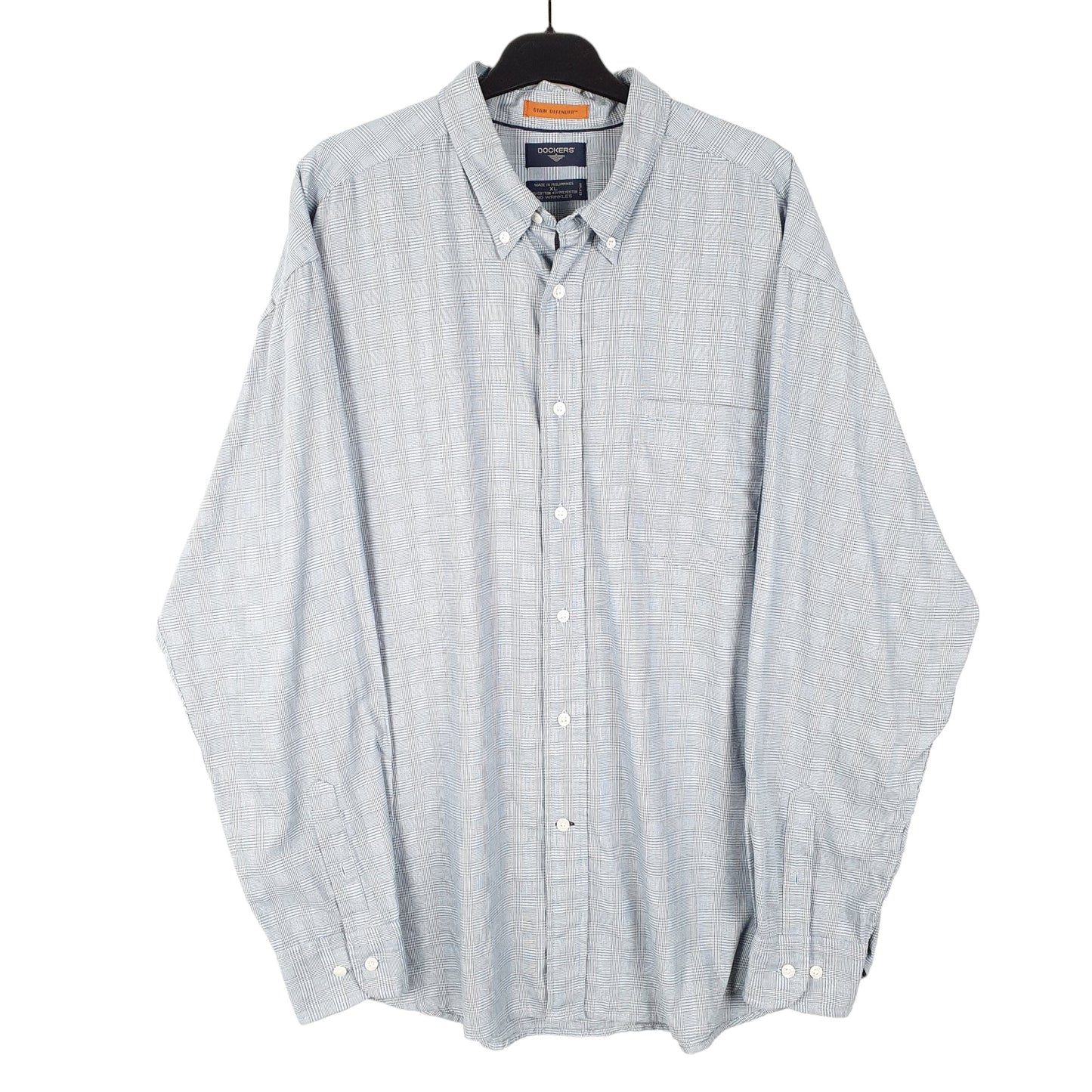 Mens Blue Dockers  Long Sleeve Shirt