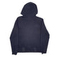 Mens Navy Quicksilver Spellout Hoodie Jumper