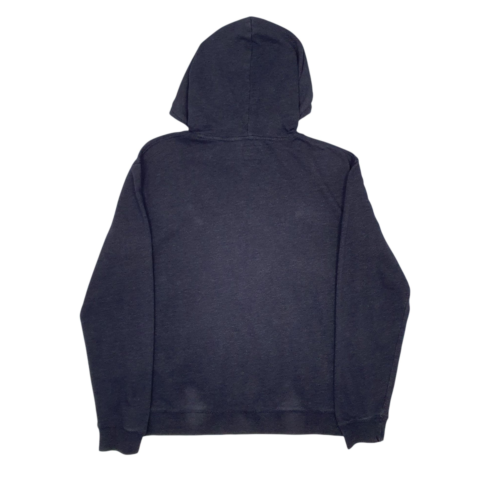 Mens Navy Quicksilver Spellout Hoodie Jumper