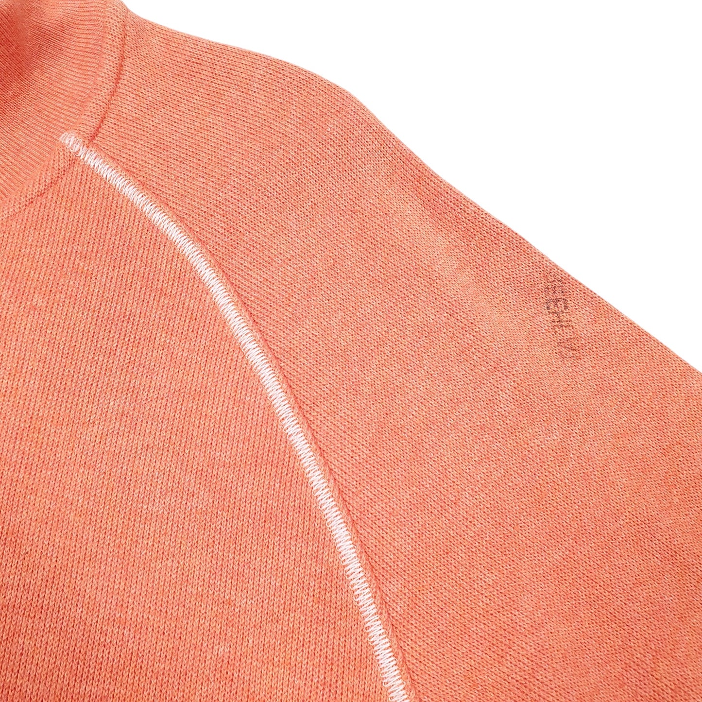 Mens Orange L.L.Bean  Quarter Zip Jumper