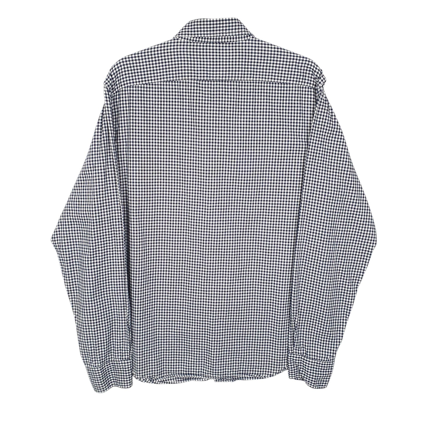 Mens White Banana Republic Untucked Oxford Long Sleeve Shirt