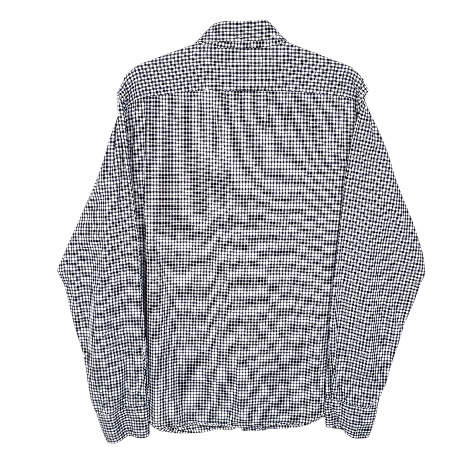 Mens White Banana Republic Untucked Oxford Long Sleeve Shirt