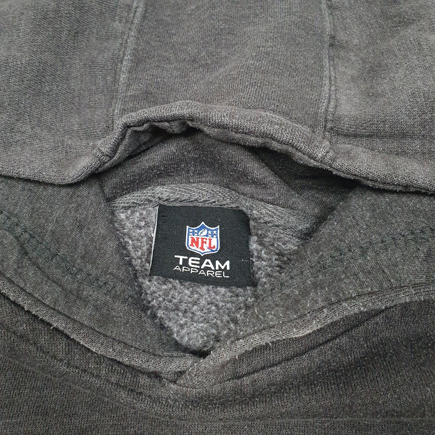 Mens Grey NFL Green Bay Packers Football USA Spellout Hoodie Jumper