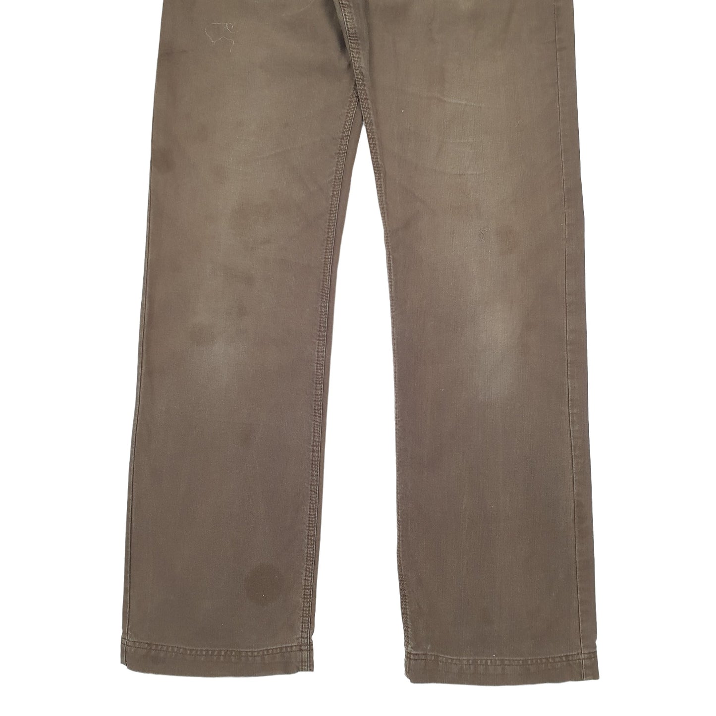 Mens Brown Fat Face  Straight JeansW34 L34