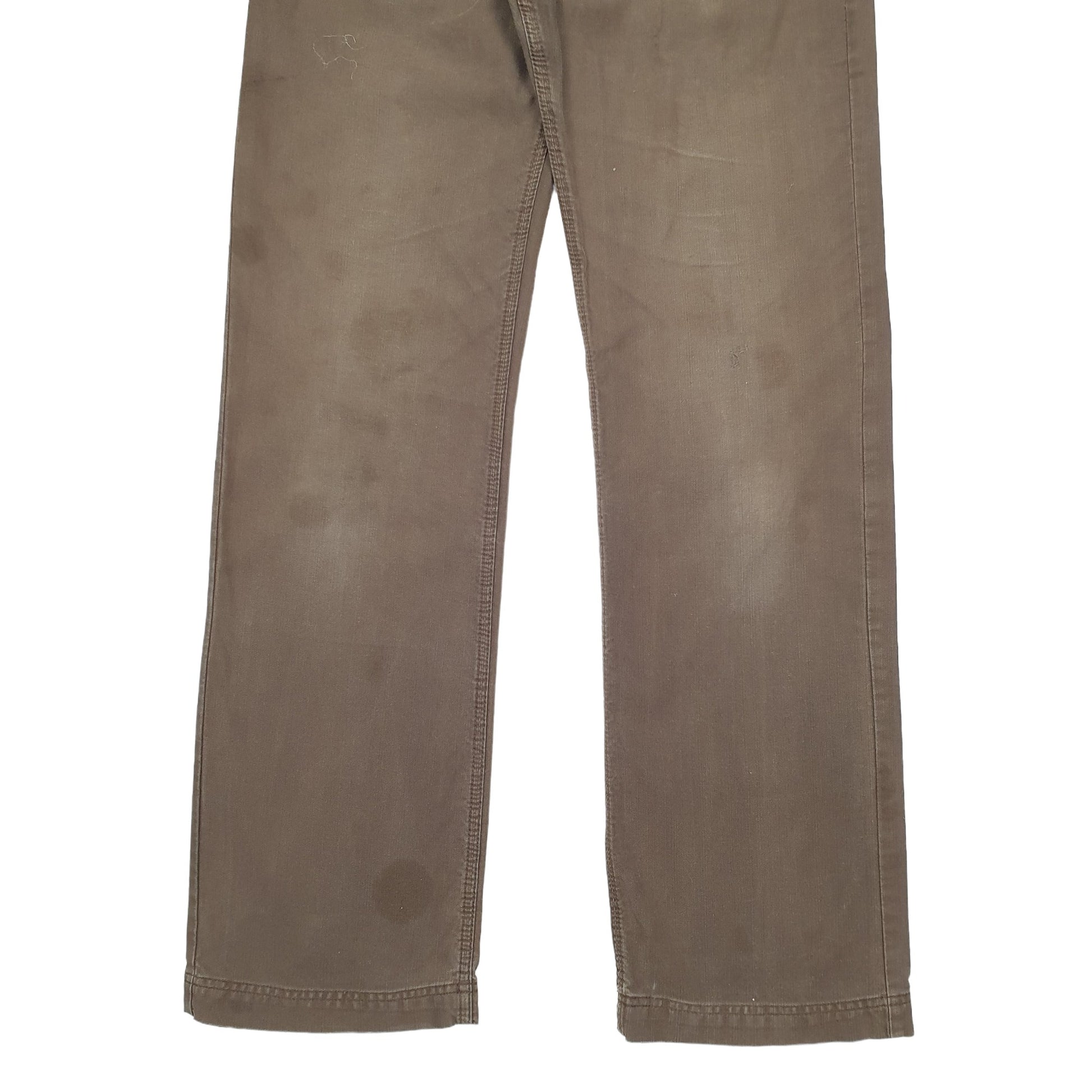 Mens Brown Fat Face  Straight JeansW34 L34