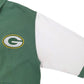 Mens Green Mahestic Green Bay Packers NFL Football Full Zip Jumper