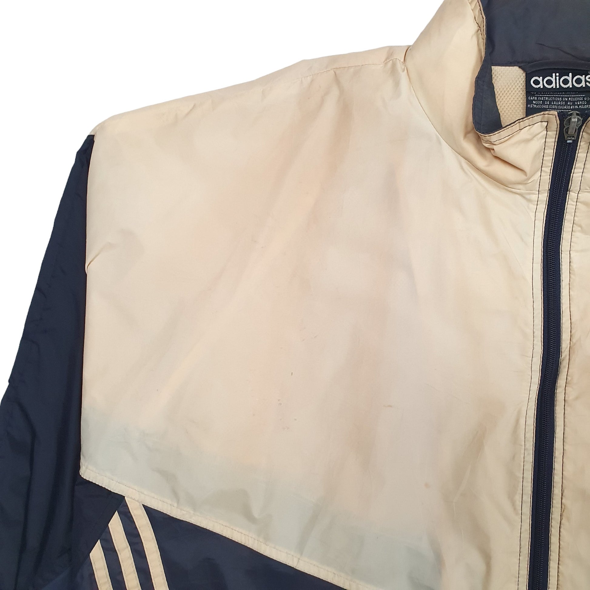 Mens Black Adidas Vintage 1990s  Coat