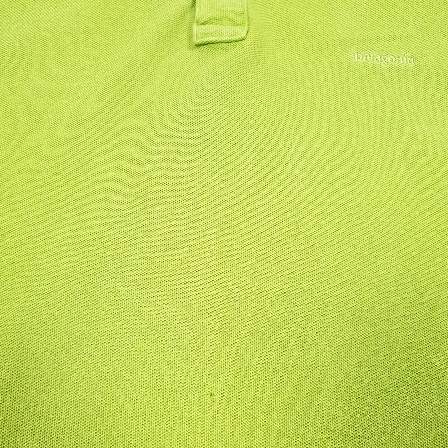 Mens Green Patagonia Organic Cotton Short Sleeve Polo Shirt