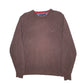 Mens Brown Tommy Hilfiger Knit Crewneck Jumper