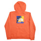 Womens Orange The North Face Spellout Hoodie Jumper