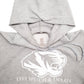 Mens Grey Hanes Spellout Hoodie Jumper
