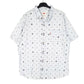 Mens Blue Levis Khaadi Print Summer Short Sleeve Shirt