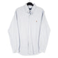 Mens White Ralph Lauren Oxford Long Sleeve Shirt