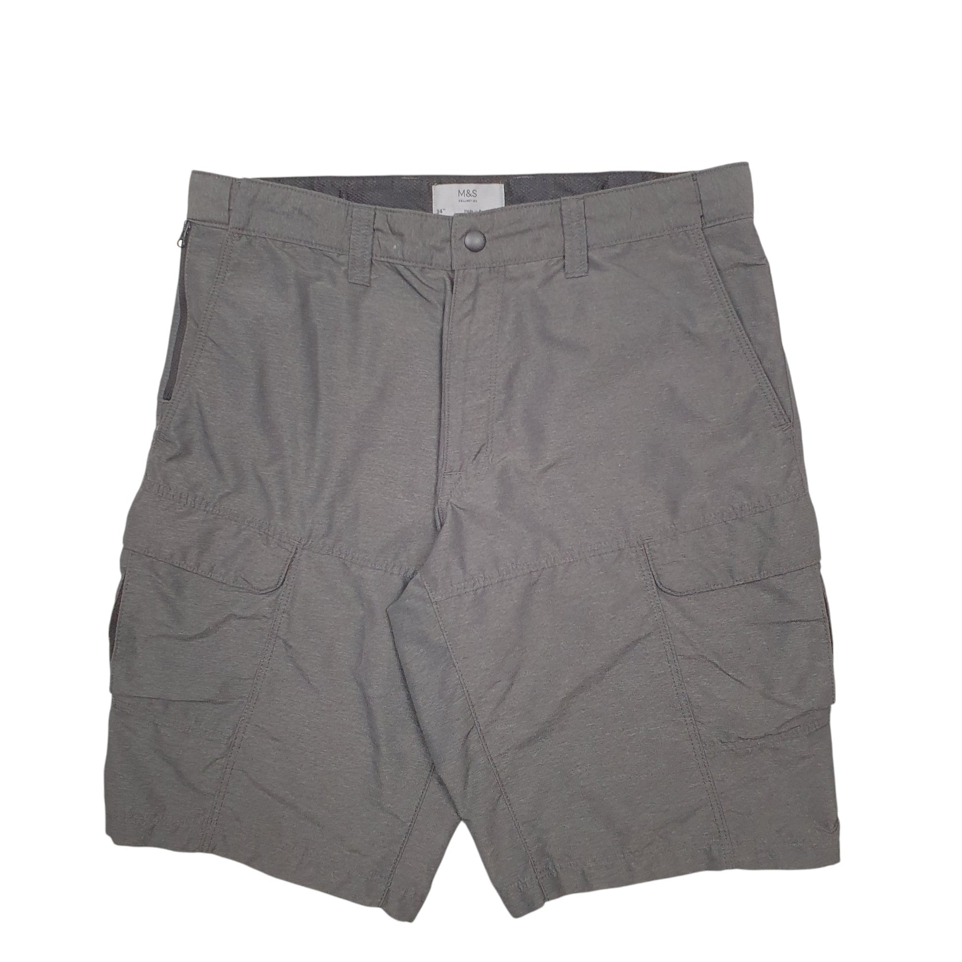 Mens Grey M&S  Carpenter Shorts