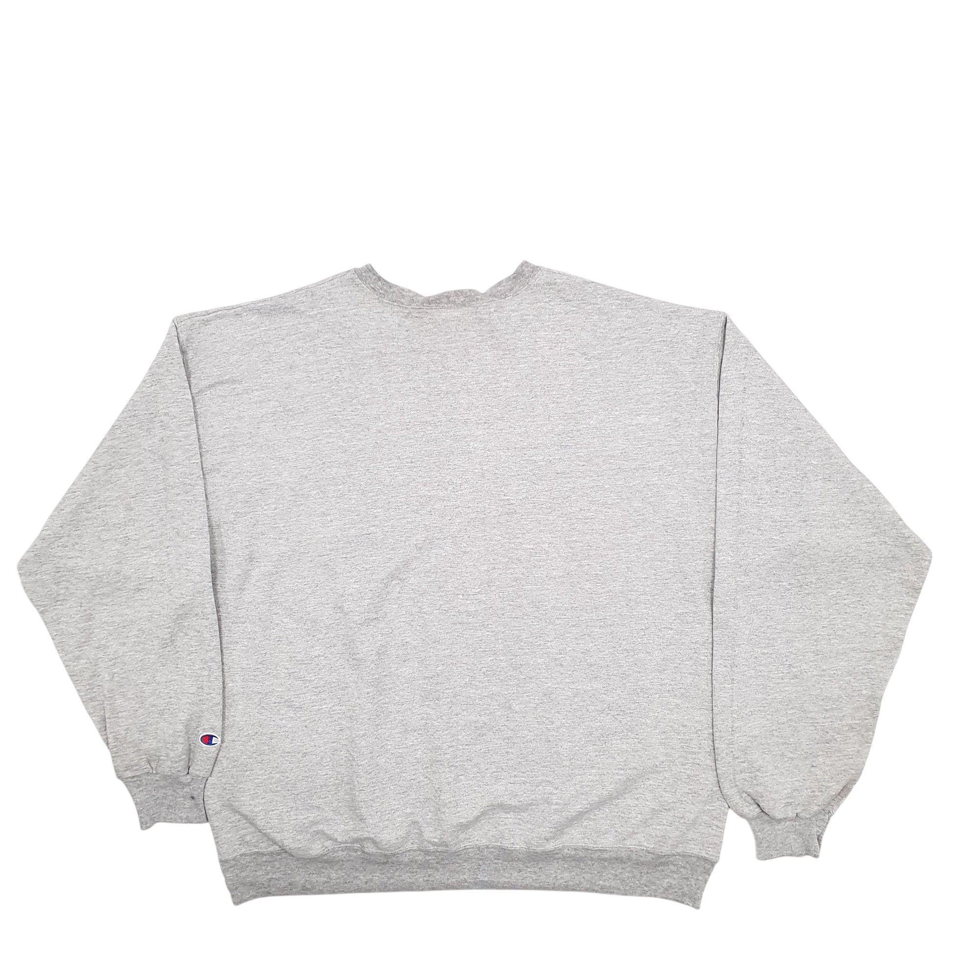 Mens Grey Champion  Crewneck Jumper