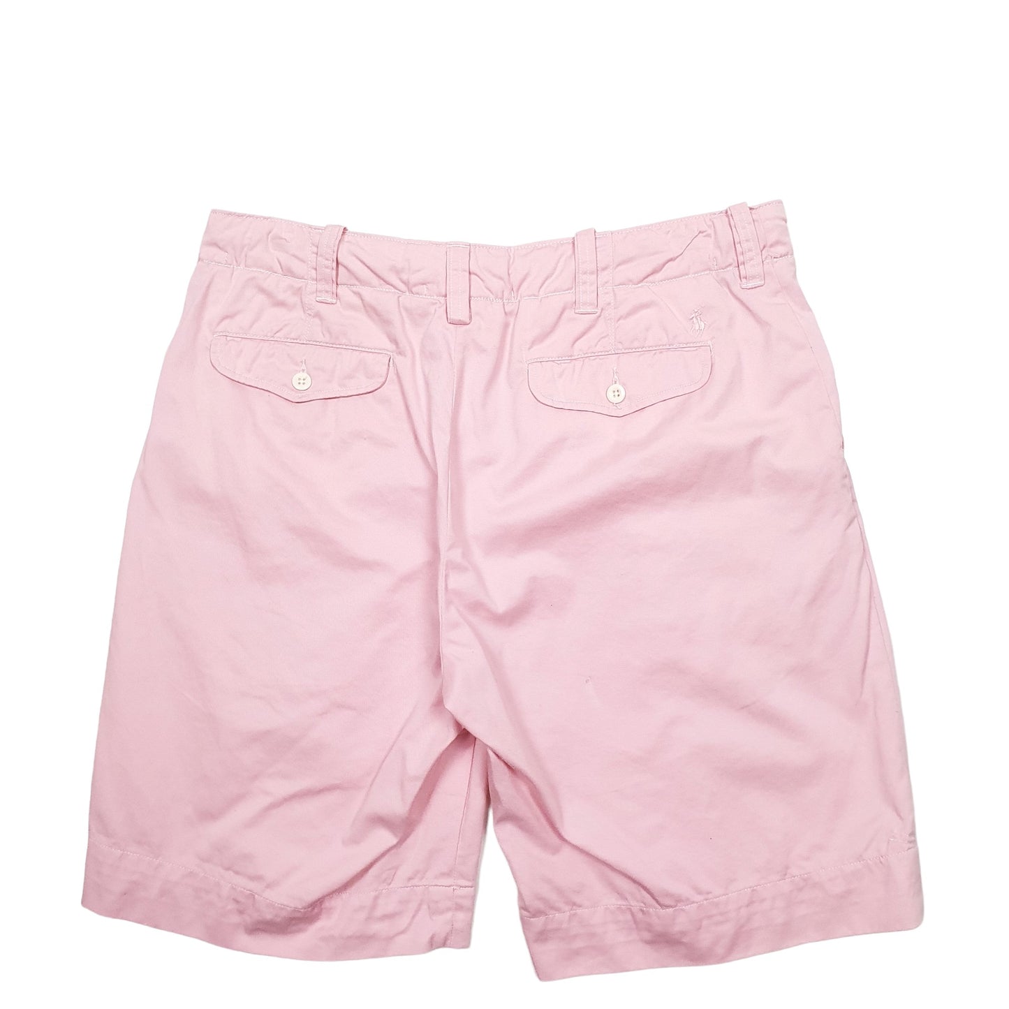 Mens Pink Polo Ralph Lauren Vintage 90's Talon Chino Shorts