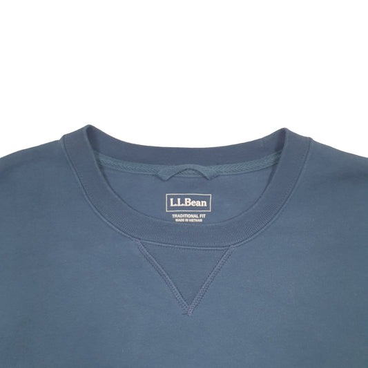 Mens Blue L.L.Bean  Crewneck Jumper