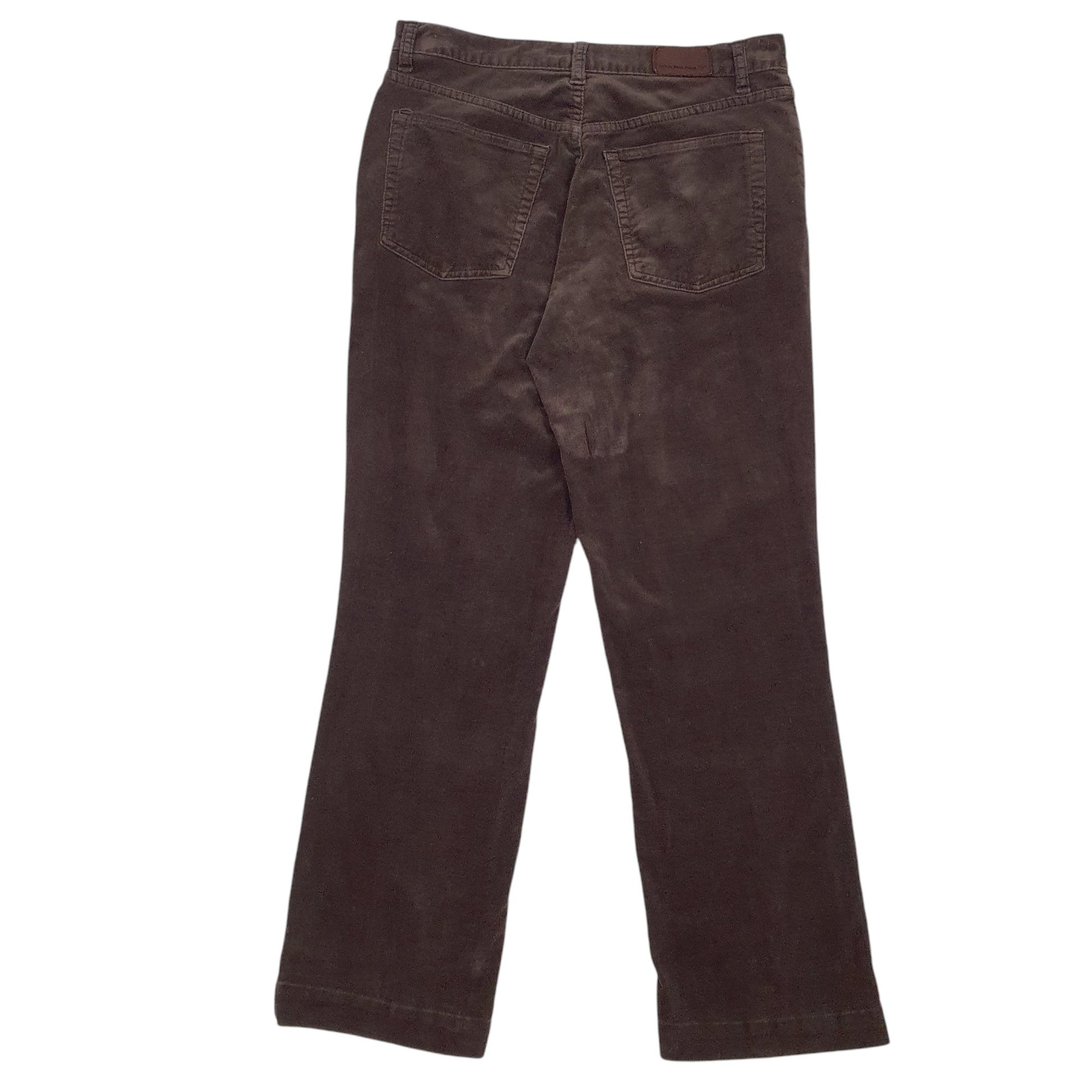 Womens Black Calvin Klein  Corduroy Trousers