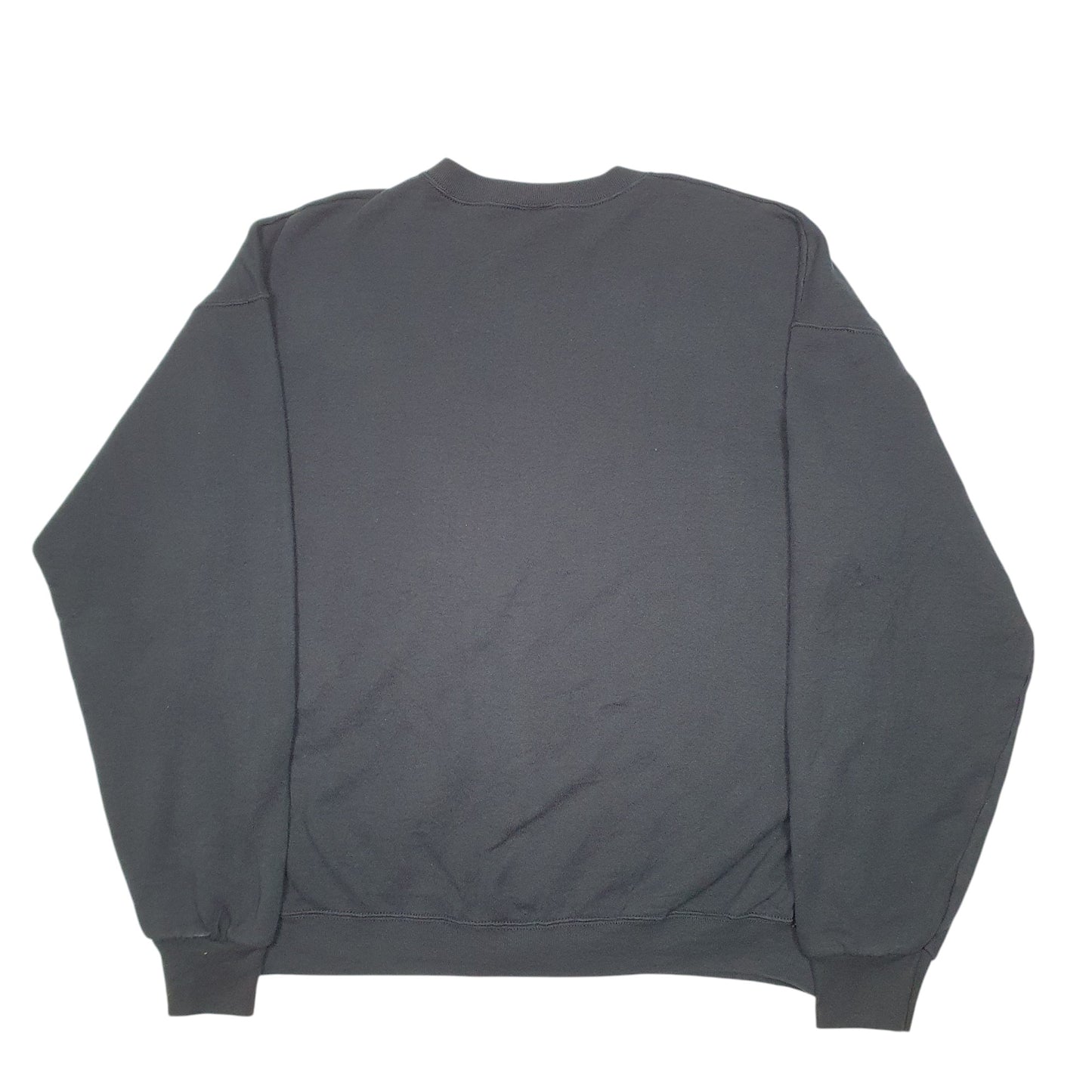 Mens Black Fruit Of The Loom FOE People Helping People Minneapolis Crewneck Jumper