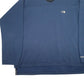 Mens Navy The North Face Vintage Tekware Ultra Wick V Neck Jumper