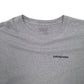 Mens Grey Patagonia Spellout Long Sleeve T Shirt