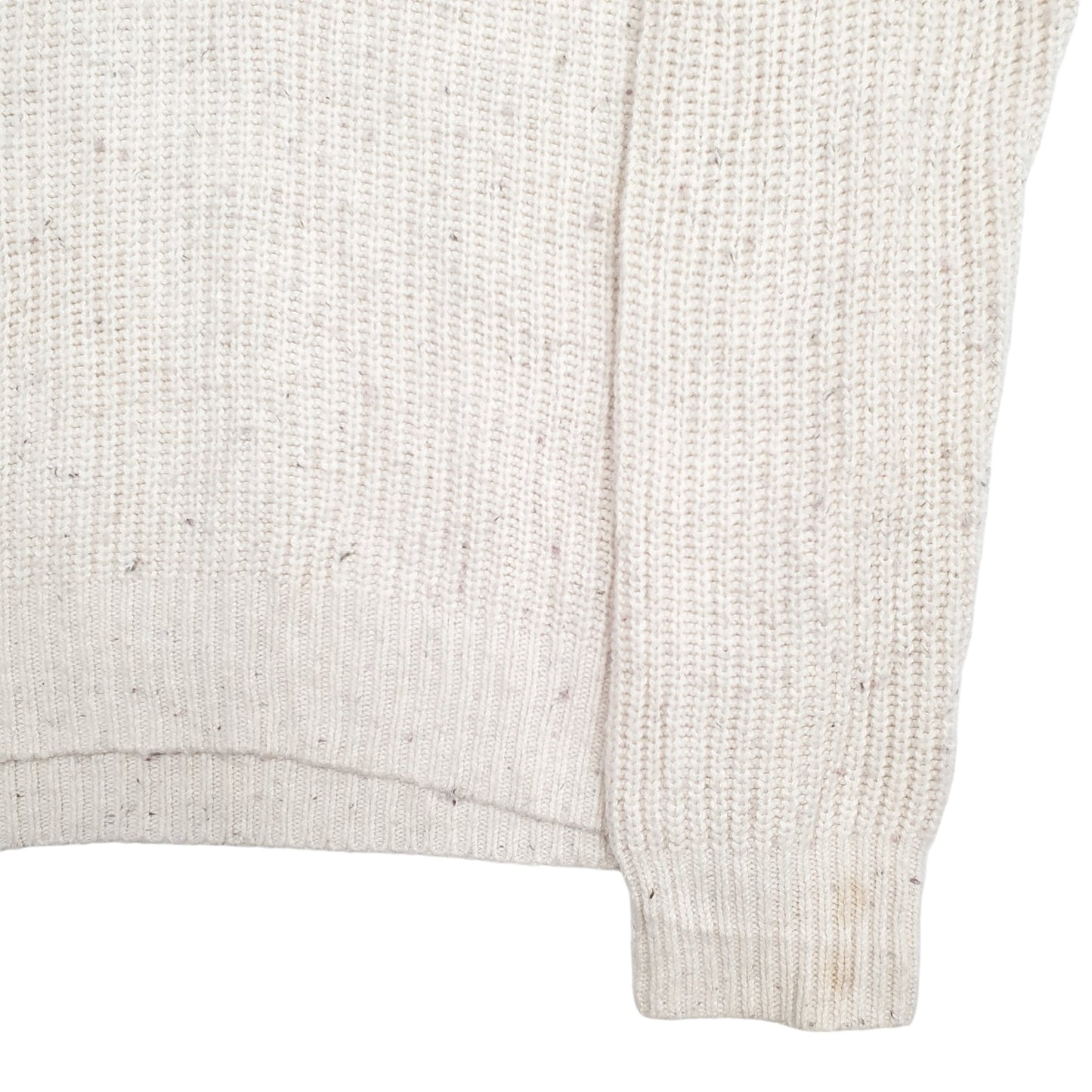 Womens Cream Nautica Knit Quarter Zip Jumper