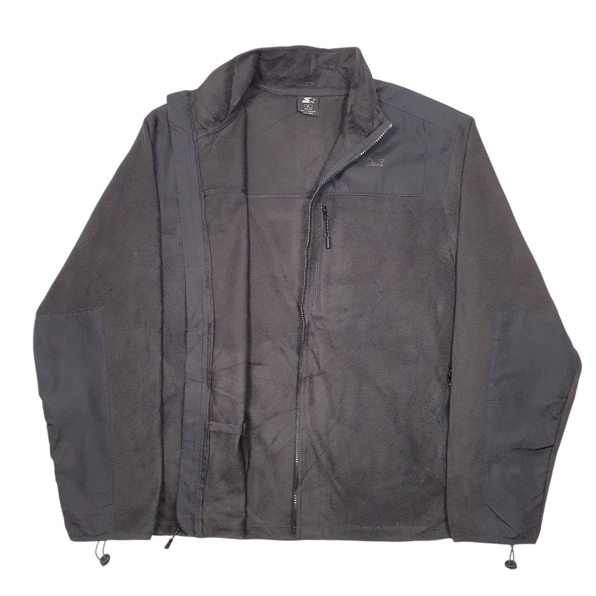 Mens Black Starter BNWT Full Zip Jumper