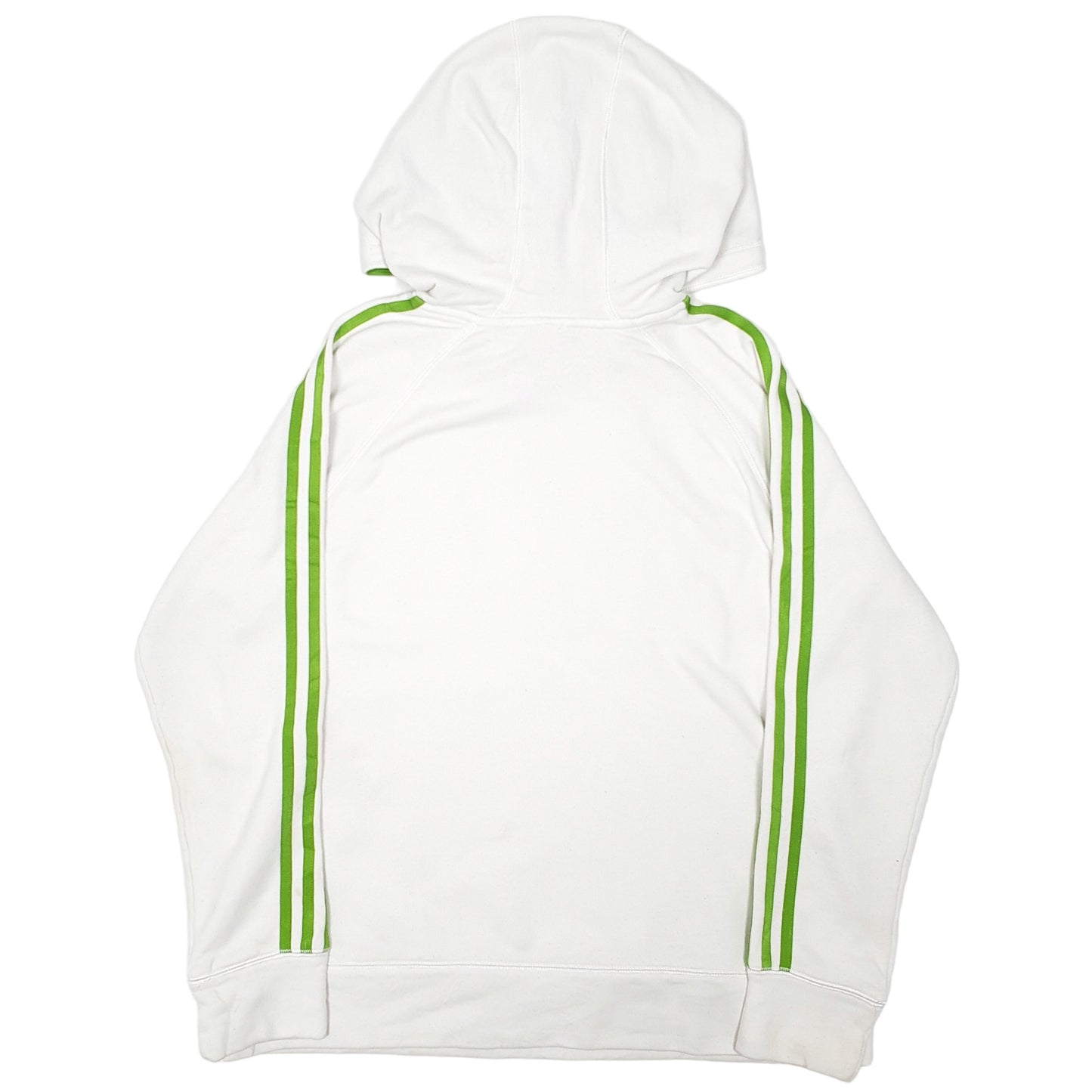 Womens White Adidas  Hoodie Jumper