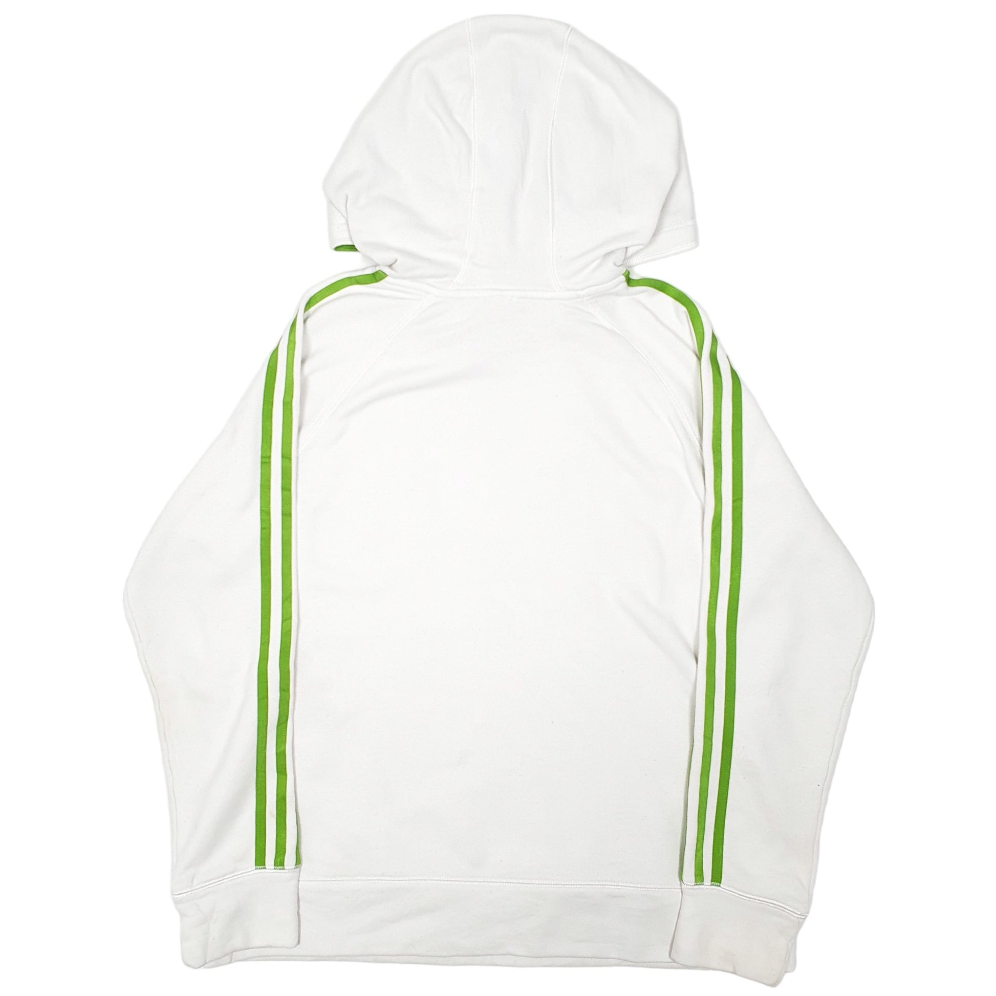 Womens White Adidas  Hoodie Jumper