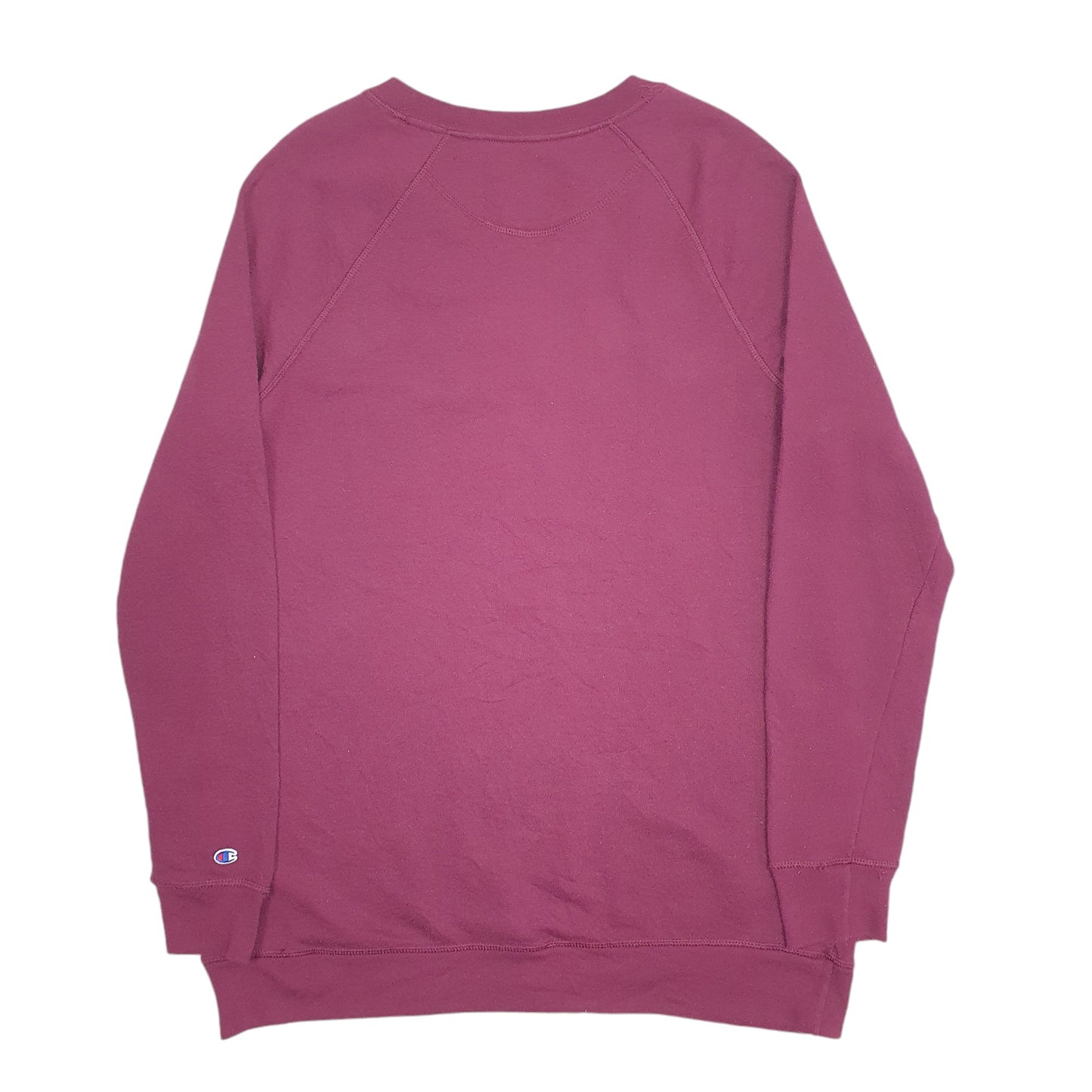 Mens Burgundy Champion V Neck Crewneck Jumper