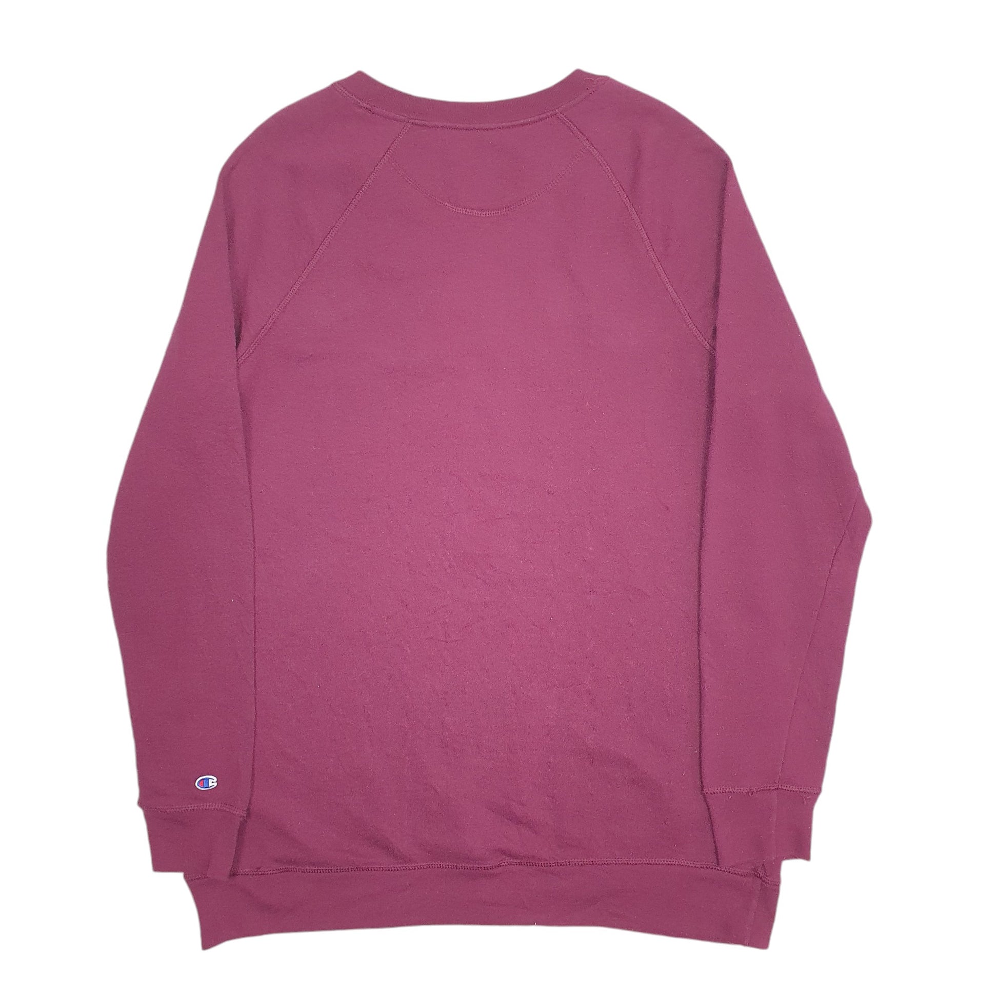 Mens Burgundy Champion V Neck Crewneck Jumper