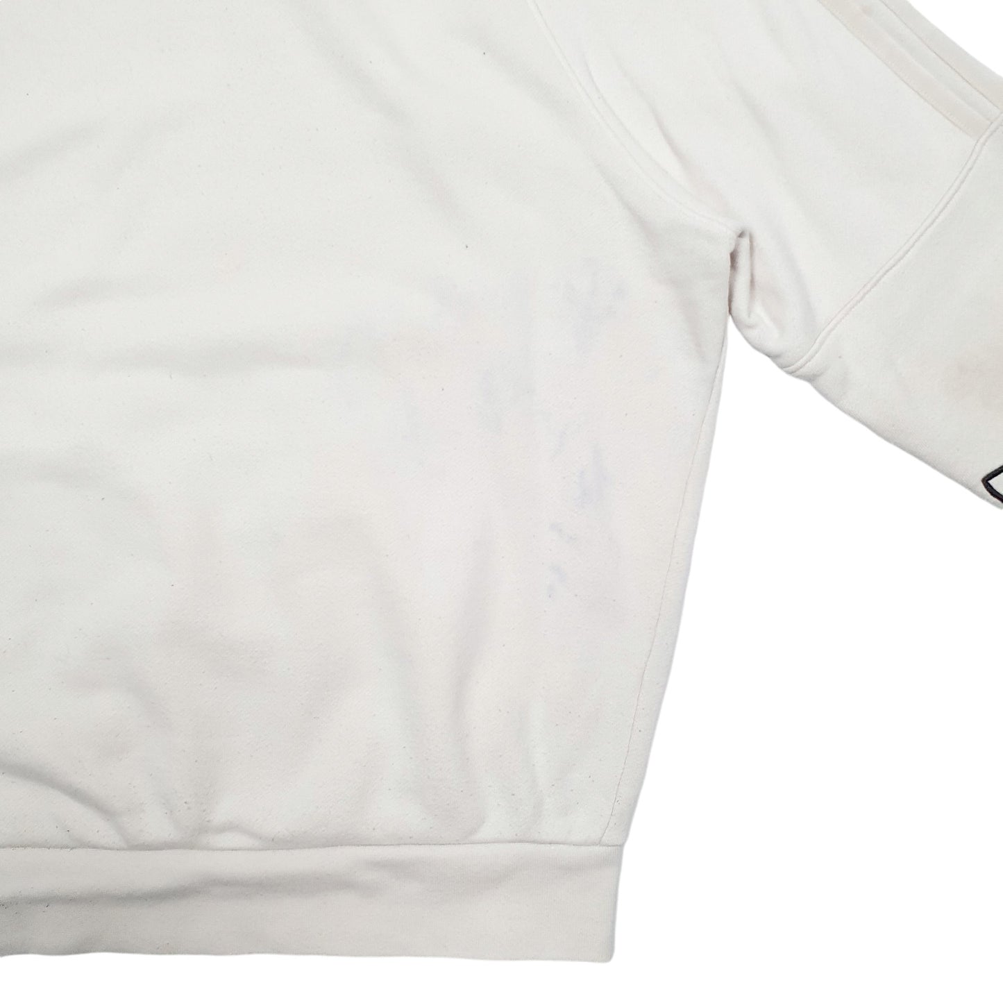 Womens Beige Adidas Spellout Hoodie Jumper