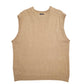 Mens Brown Nautica Knit Tank Top Jumper