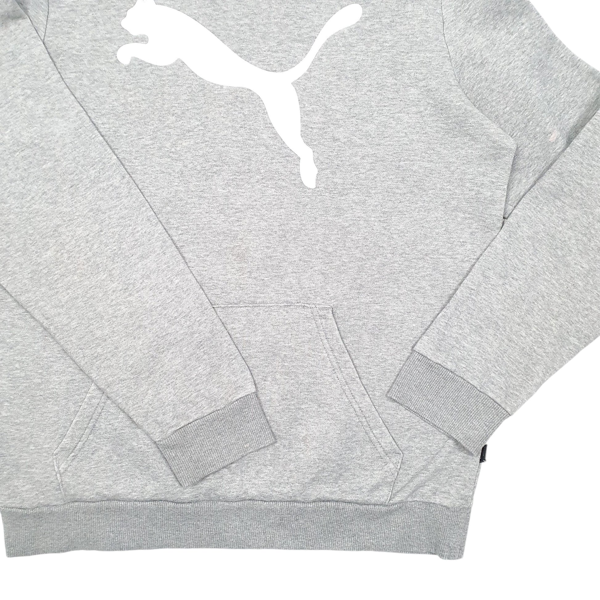 Mens Grey Puma  Hoodie Jumper