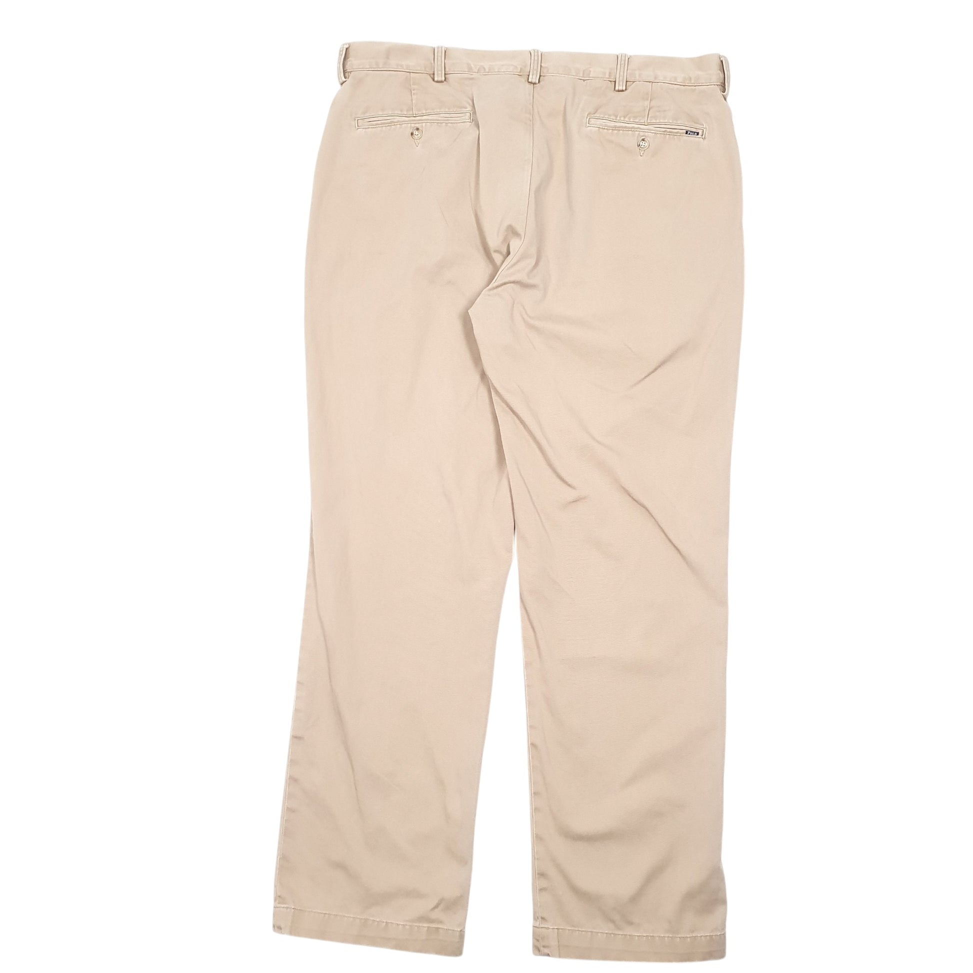 Mens Beige Polo Ralph Lauren Classic Chino Trousers