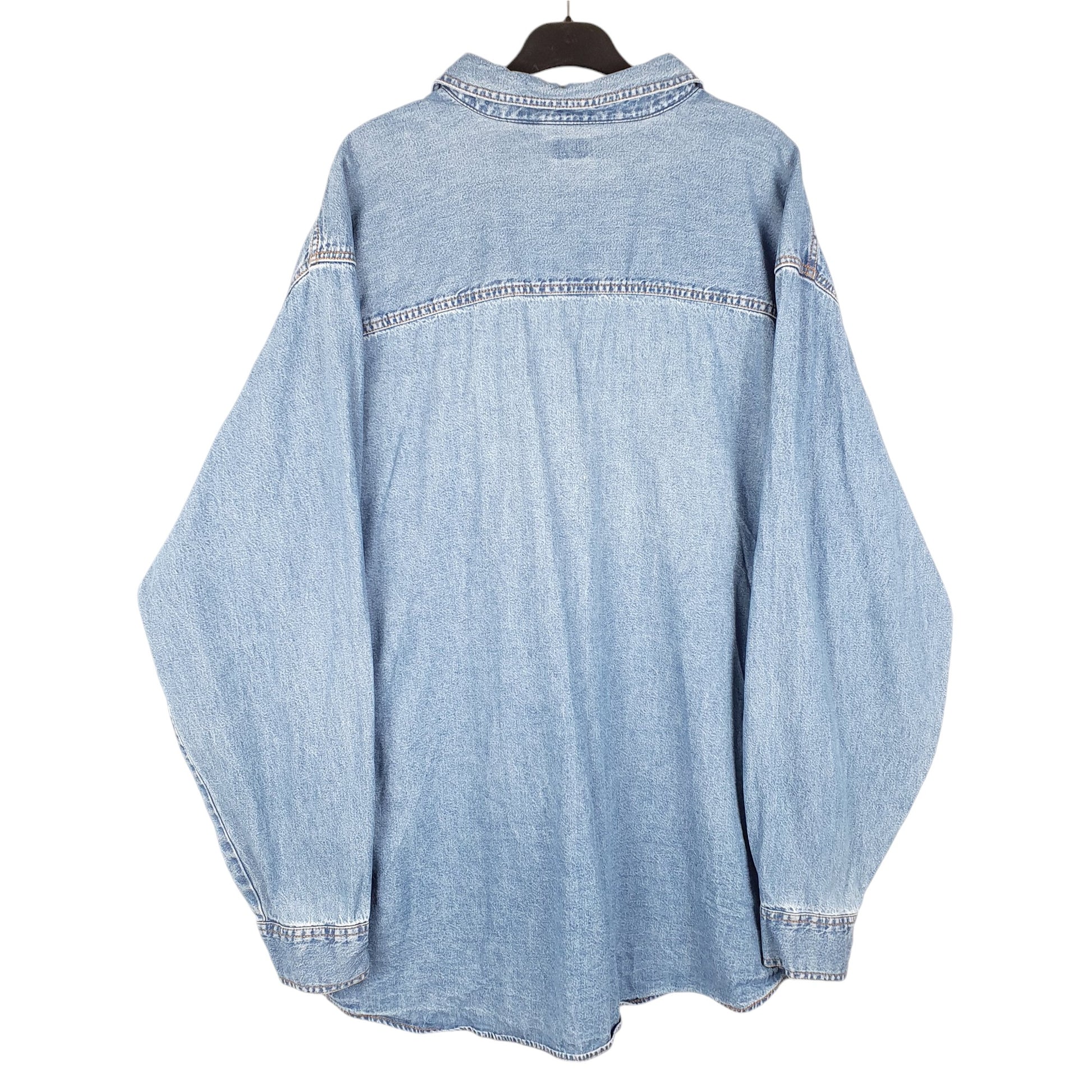 Mens Blue Levis Denim Jeans Vintage Red Tab Overshirt Shacket Long Sleeve Shirt