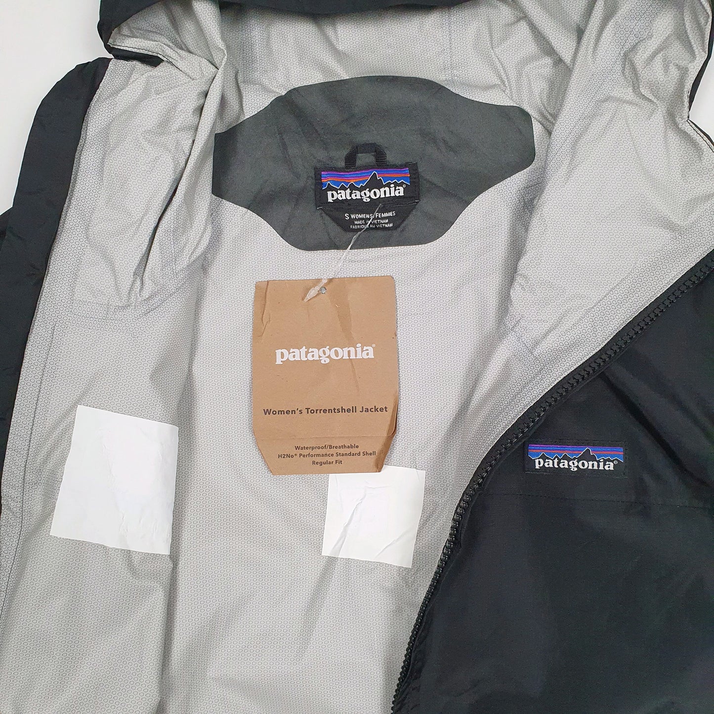 Womens Black Patagonia Torrentshell Twitch BNWT  Coat