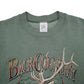 Mens Green Jerzees Deer Made In USA Crewneck Jumper
