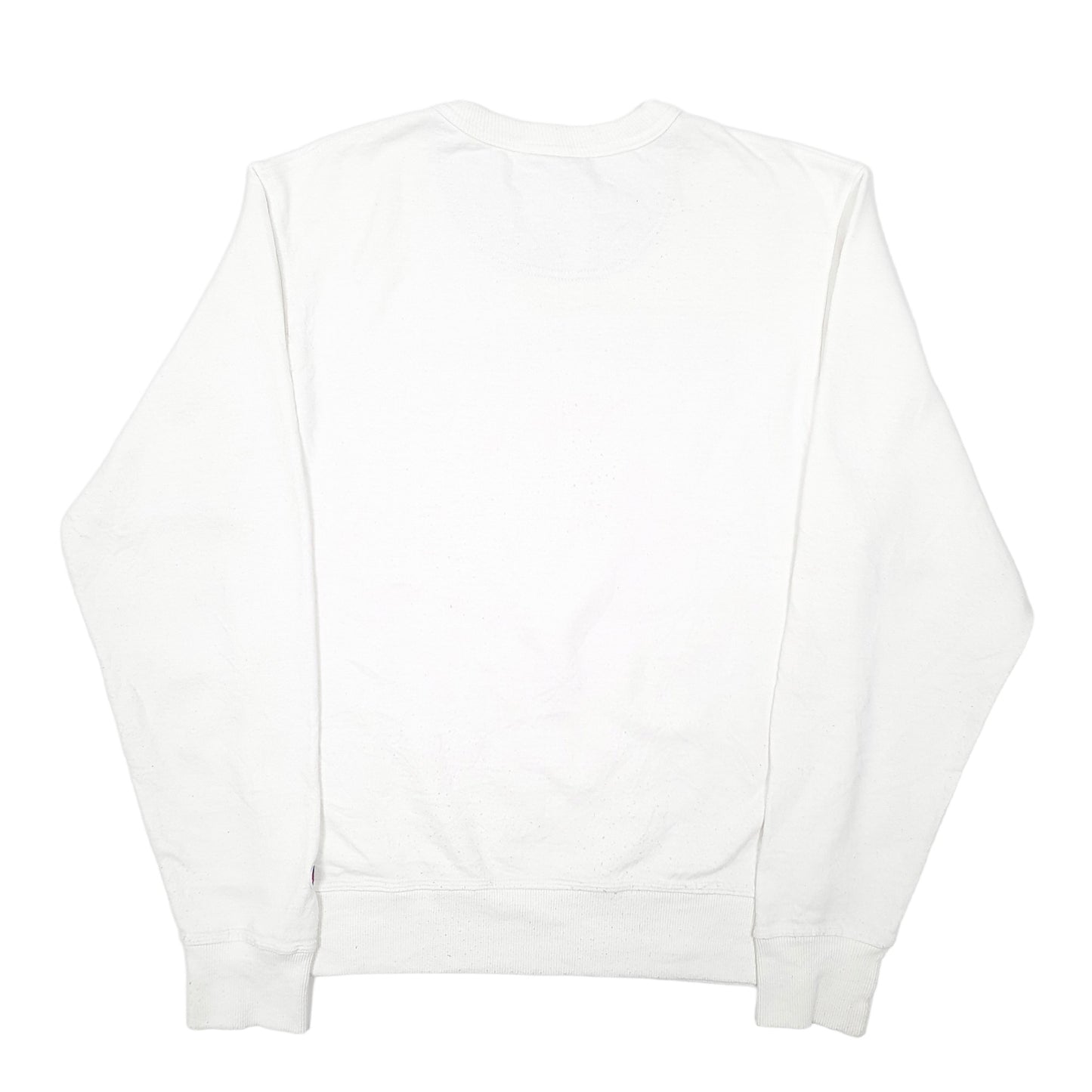 Mens White Champion  Crewneck Jumper