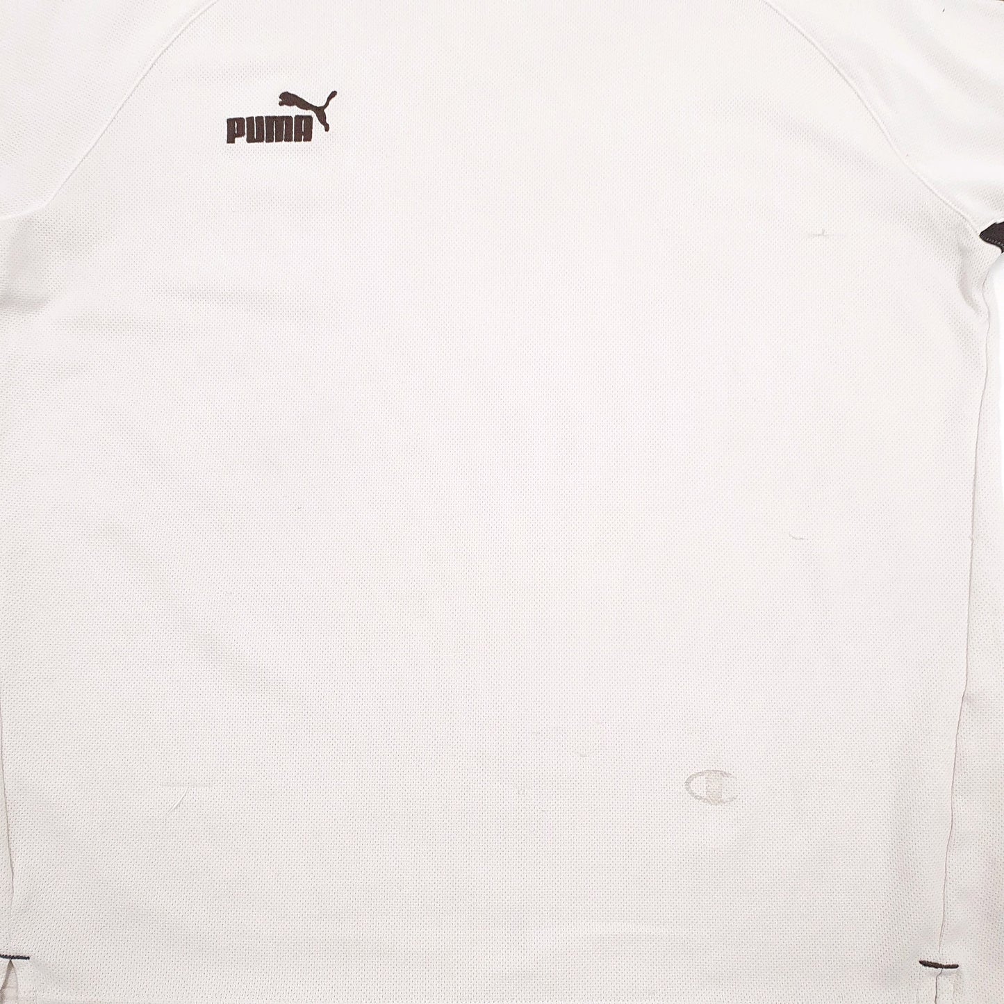 Womens Cream Puma Vintage Short Sleeve T Shirt