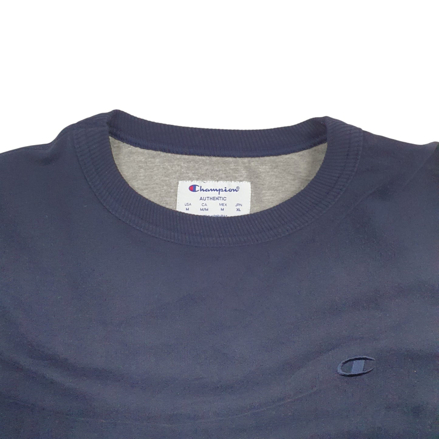 Mens Navy Champion  Crewneck Jumper