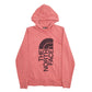 Womens Pink The North Face Spellout Hoodie Jumper