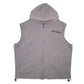 Mens Grey Harley Davidson Hooded Hoodie Biker Motorcycles Gilet Jumper