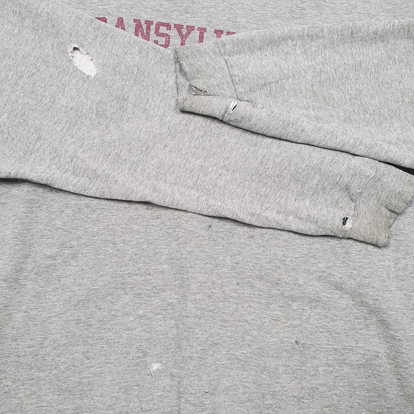 Mens Grey Campus Outfitters Transylvania University USA Vintage Crewneck Jumper