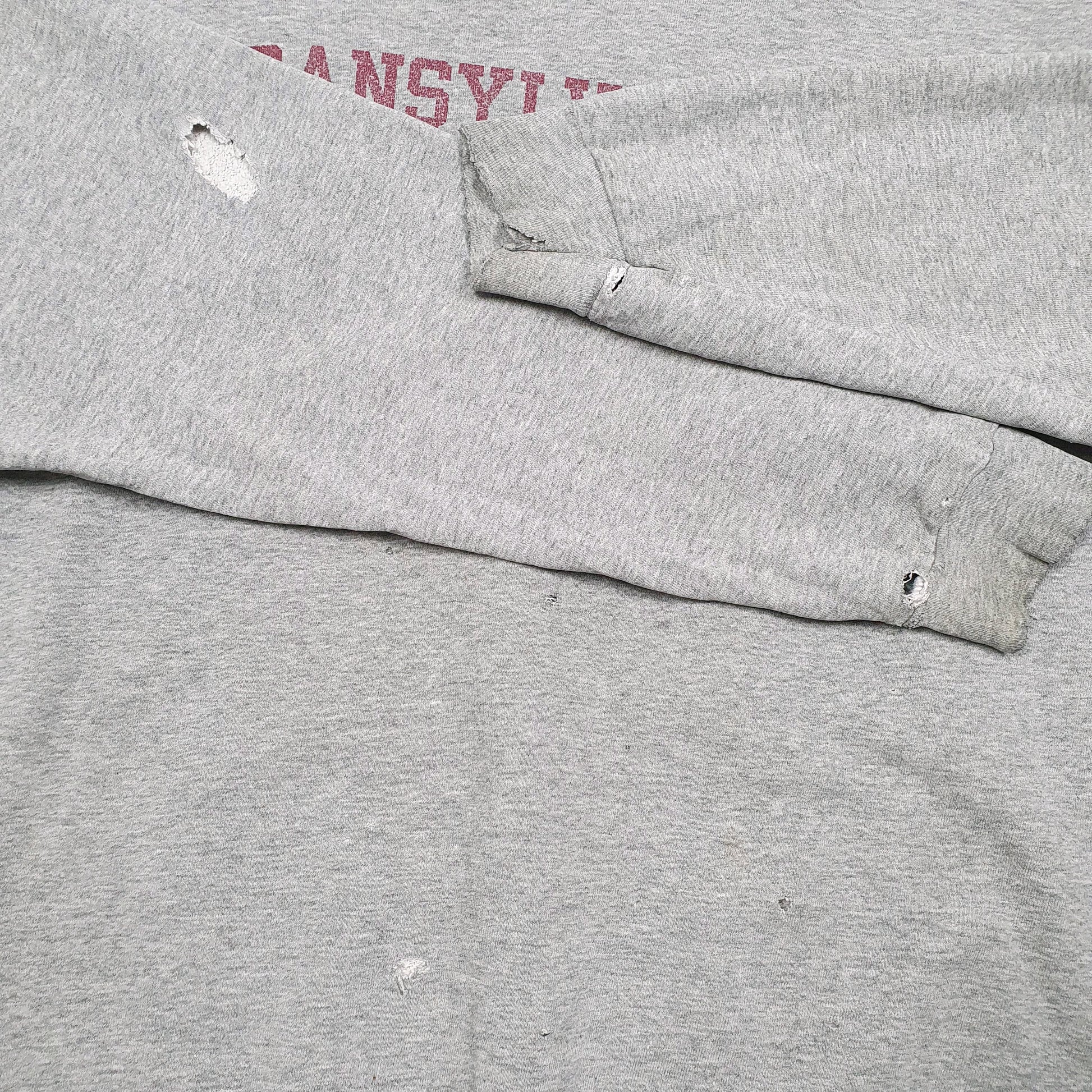 Mens Grey Campus Outfitters Transylvania University USA Vintage Crewneck Jumper
