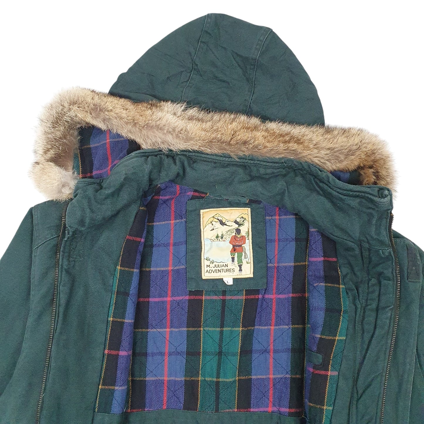 Mens Green M. Julian Adventures Vintage  Coat